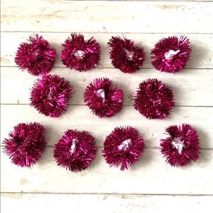 Bun Covers Shiny Pink Dance Troupe Costume Hair Accessories 11pc Kid Adult OS